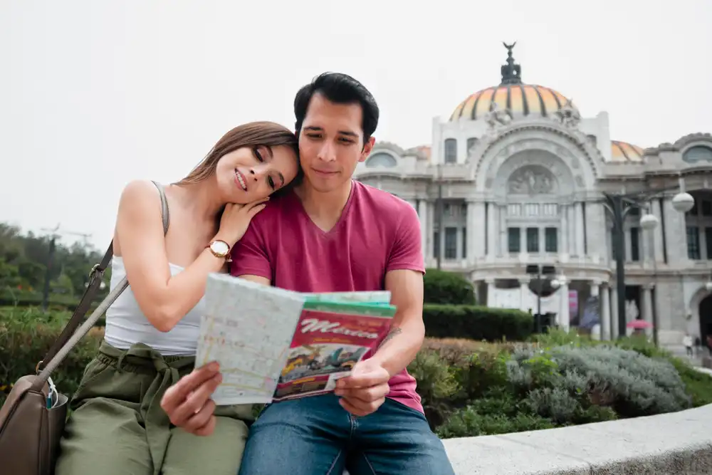 Vista panorámica de la Ciudad de México promocionando un paquete turístico