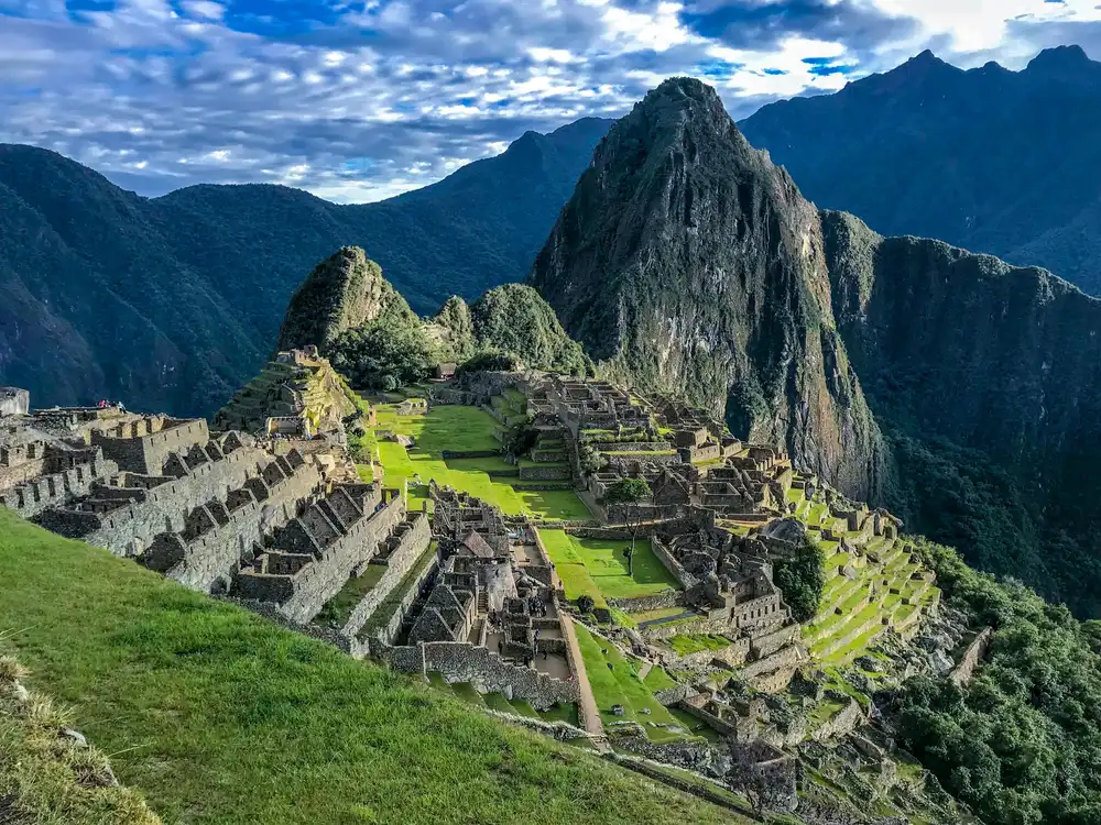 Vista de Machu Picchu en Perú